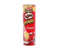 Pringles Potato Chips Tube 107g Slices Original Flavor
