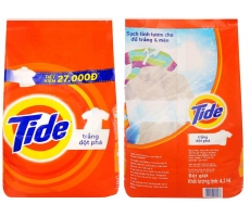 Tide Detergent Powder Bag 4.1kg Breakthrough Whitening