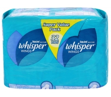 Whisper Sanitary Pad Wings Night Block 32